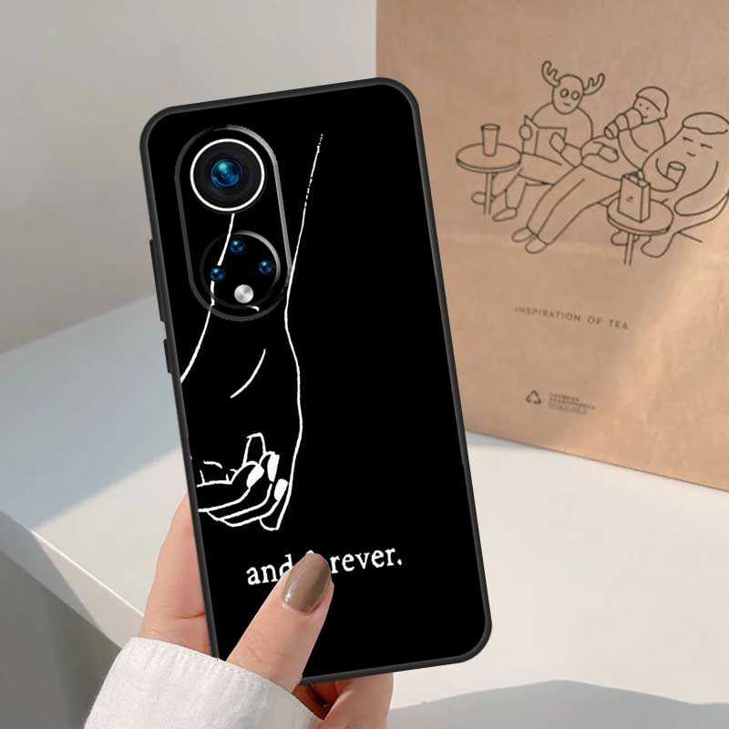 BFF Лучшие друзья навсегда Черный Для Honor Magic 7 Lite 5 6 8 Pro Чехол Для Honor 400 200 90 70 50 X8c X8b X9a X9b X9c X9d Win