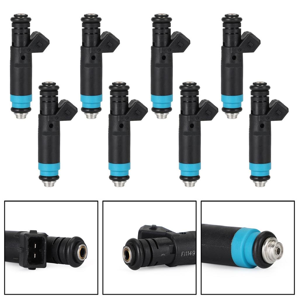 8pcs 80LB 850CC Fuel Injectors FI114992 Fit for Siemens Deka EV1 Fit for Ford