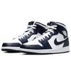 Air Jordan 1 Mid 'Obsidian White' 554724-174