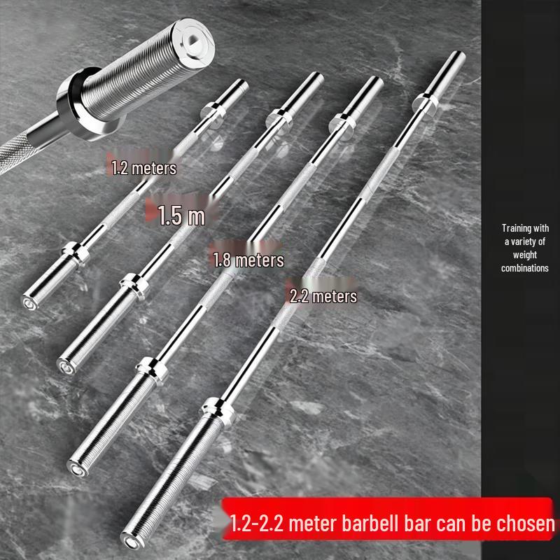 Adjustable Cast Iron Rubber Coated Barbell Set