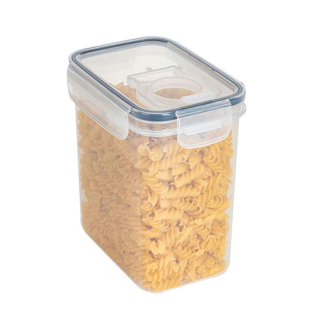 Food Storage Box With Lid Pantry Organizer Jars Tank Moisture-Proof Bean Rice Cereal Grain Milk Powder Transparent Container Can
