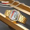 SKMEI 2514 Watch for Men Luxury Stainless Steel Waterproof Sports Digital Mens Wristwatches Relogio Masculino 1123 Alarm Clock