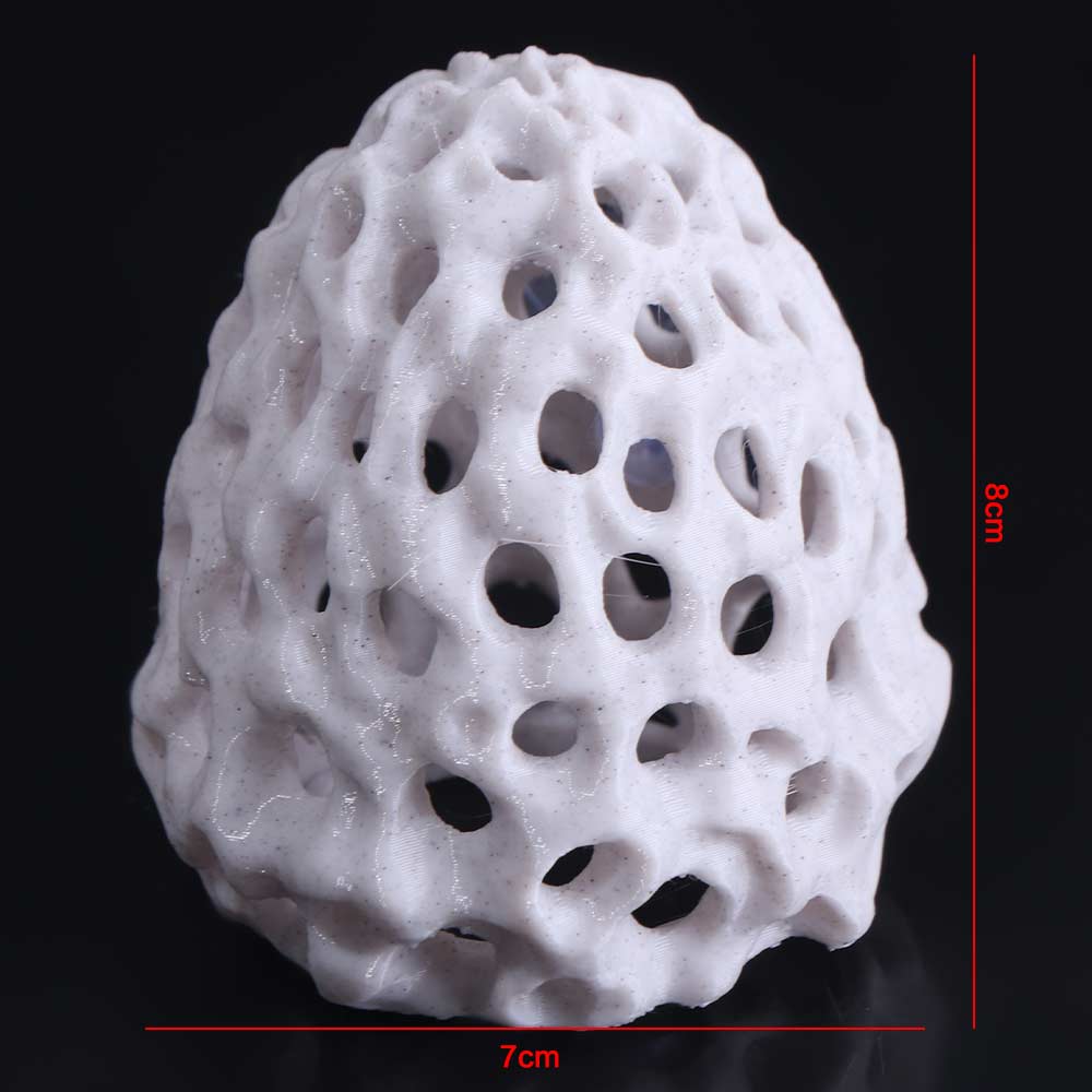 Plastic Water Grass Cultivation Dish 3D Print Simulation Porous Coral Stone For Fish Tank