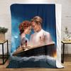 Love Titanic Plush Blanket Soft Comfortable All Seasons blanket Sofa Office Naps blanket Outdoor Travel throw Perfect Gift