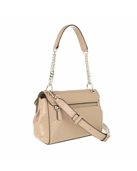 Sac à épaule bandoulière - GUESS - Blane - Beige - 25x18x9 cm - Fermeture aimantée