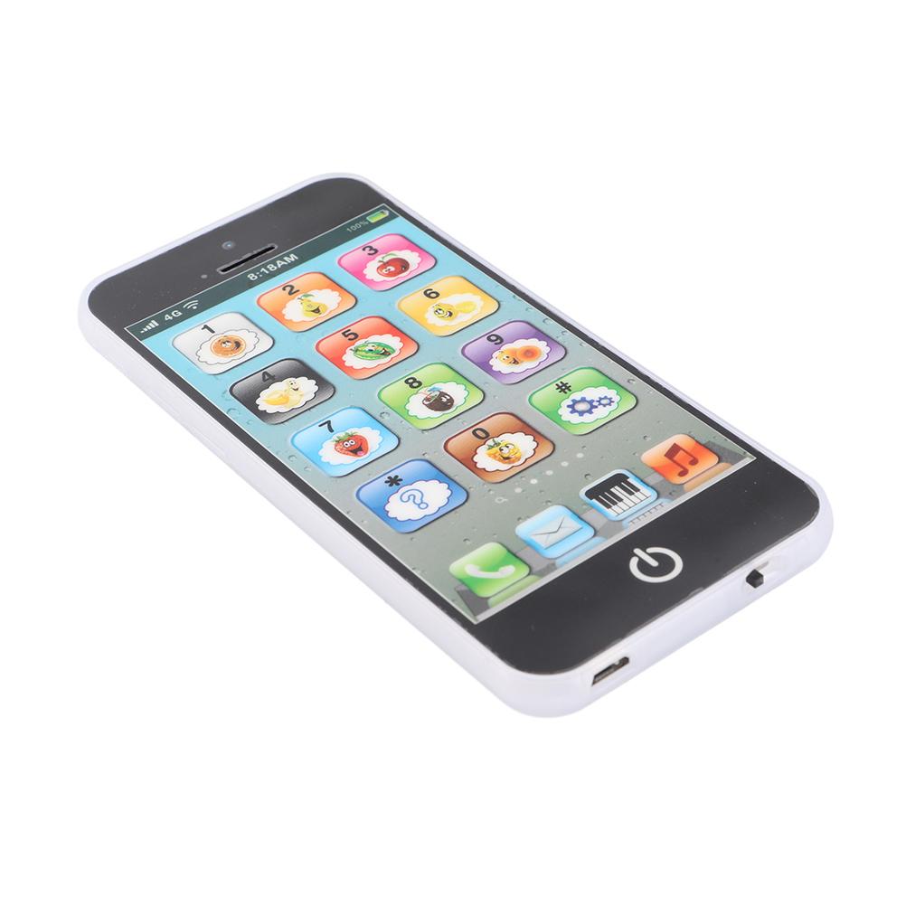 Детский телефон игрушка воспроизводит музыку сотовый телефон мобильный телефон изучение английского языка обучающая игрушка подарок для ребенка