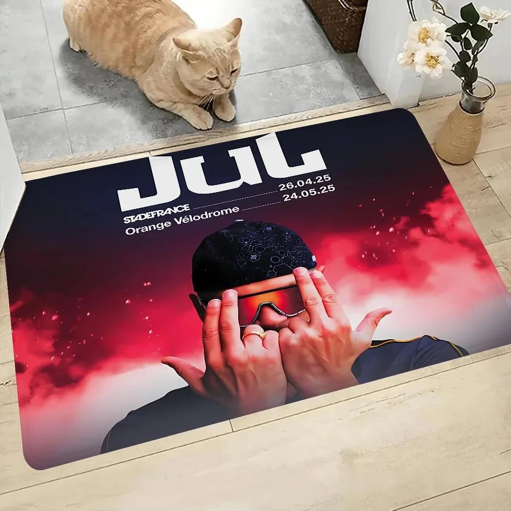 Рэпер J-JuL C'est Pas Des Lol Коврик для пола Мягкий противоскользящий ковер для ванной комнаты спальни Стильный приветственный коврик Машинная стирка