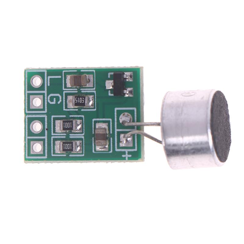 2 шт. Мини-микрофон Модуль усилителя звука Динамик Печатная плата Пост. ток 2,5-9 В Микрофонные аксессуары Печатная плата микрофона