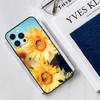 Sunflower  Floral Case For iPhone 17 Air 15 14 11 16 Pro Max 13 12 Mini 15 16 Plus 16e Funda Silicone Cover