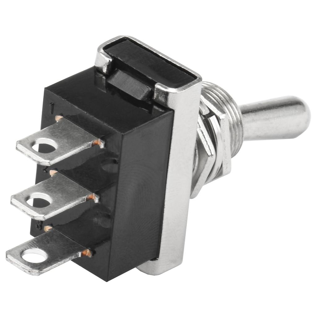 Heschen Металлический тумблер Flick Flip 12V 25A ON/ON 2 позиции 3 штырька для приборной панели автомобиля