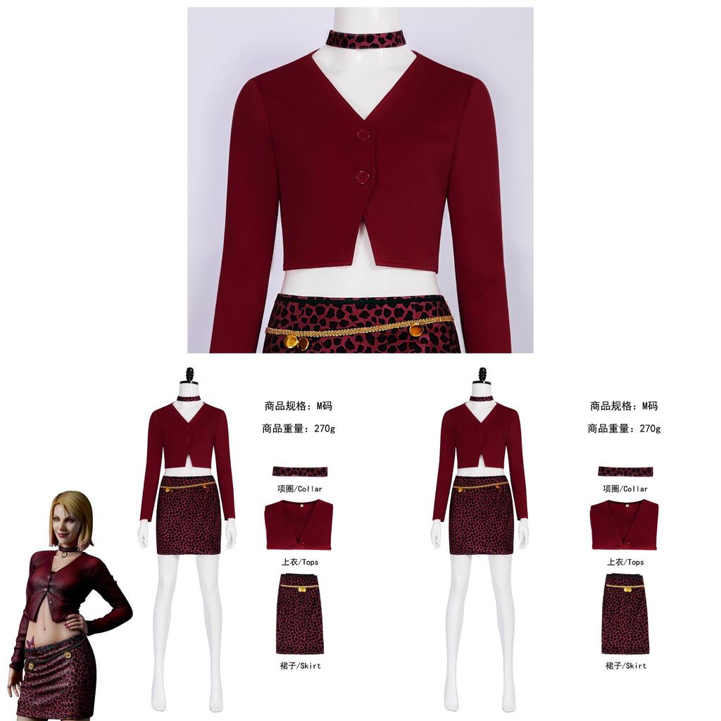 Косплей-костюм Медсестры Мэри из Silent Hill из спандекса для фанатов игры
