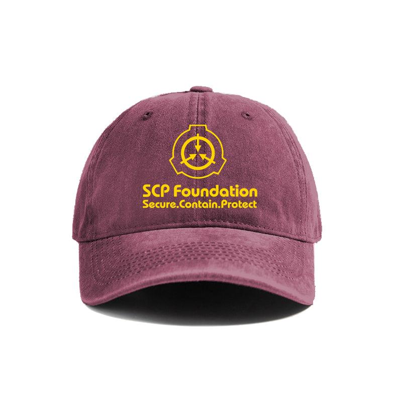 Кепка SCP Foundation Secure Contain Protect с потертостями, унисекс, ретро, для улицы, летняя, регулируемая, Кепка SCP MZ-153