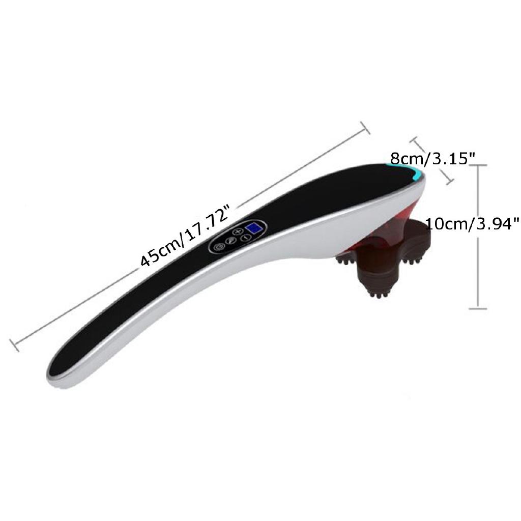 Электрический массажер для шейных позвонков Вибрационный разминающий массаж плеч, спины и шеи