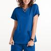Women's Short Sleeve Scrub Top - Nurse/Surgeon Workwear T-Shirt Gown