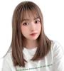 Brightlara Women's Medium Full Wig with Bangs, Inner Color, Blonde, and Bangs (hf1780-RC)