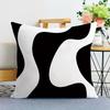 Простая декоративная наволочка с принтом для спальни, гостиной, квадратная подушка, наволочка