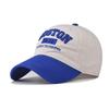 Boston Letter Embroidered Cotton Baseball Cap Sun Protection Hat For Daily Use
