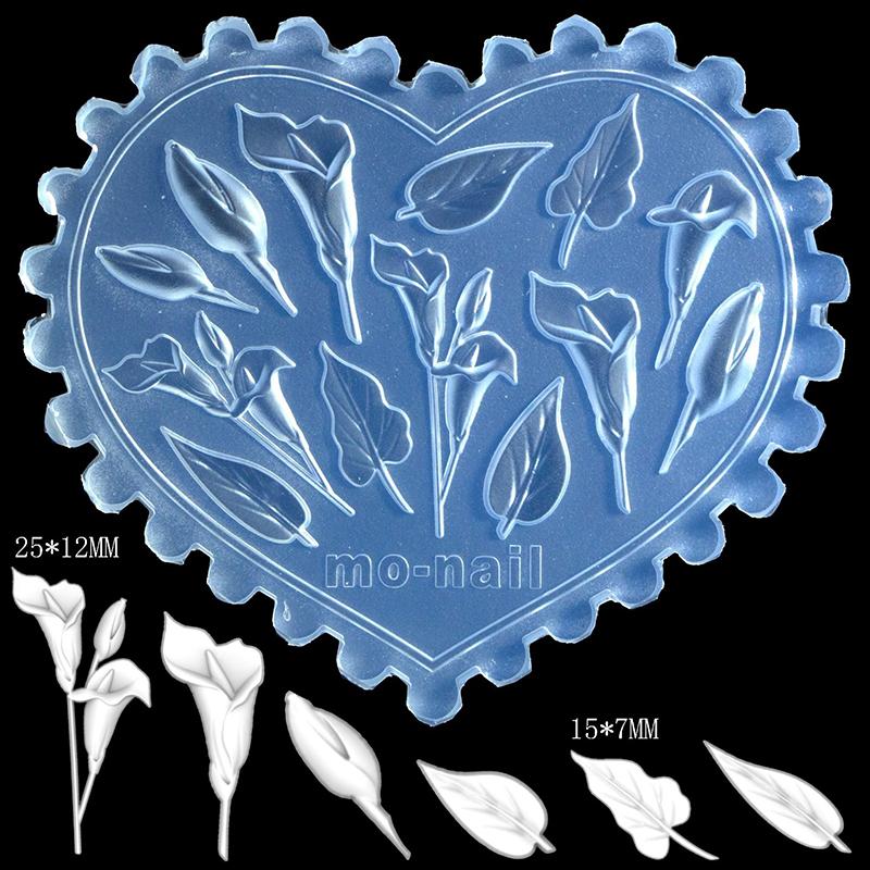 Форма для лепки ногтей Креативный цветок Бабочка Снежинка Украшения для нейл-арта Штамповочные пластины DIY Маникюр Аксессуары для ногтей Инструменты