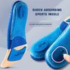 NO.8 1Pair Sport Silicone Insoles for Shoes High Elastic Shock-absorbing Insole for Feet Arch Support Orthopedic Men Women Shoe Sole