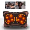 Infrared Massage Pillow Home Electric Magnetic Massager for Neck Back Relief Pain 4/8 Rollers Massage Apparatus Pillow Massager
