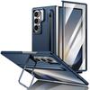 Lens Stand Phone Case For Samsung Galaxy Z Fold 7 6 5 Fold7 Z Fold6 Cover With S Pen Slot Stylus Tempered Glass Screen Protector