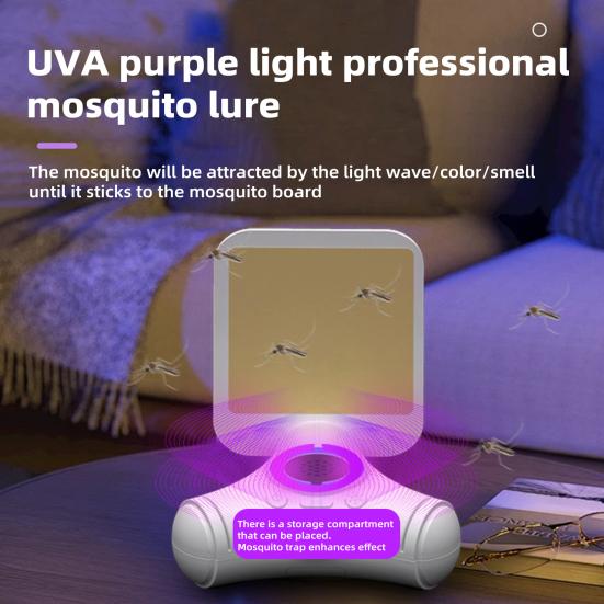 Indoor Mosquito Lamp Flying Insect Trap UAV Light Wide Coverage Range Low Noise Rechargeable Mosquito Zapper Fly Catcher