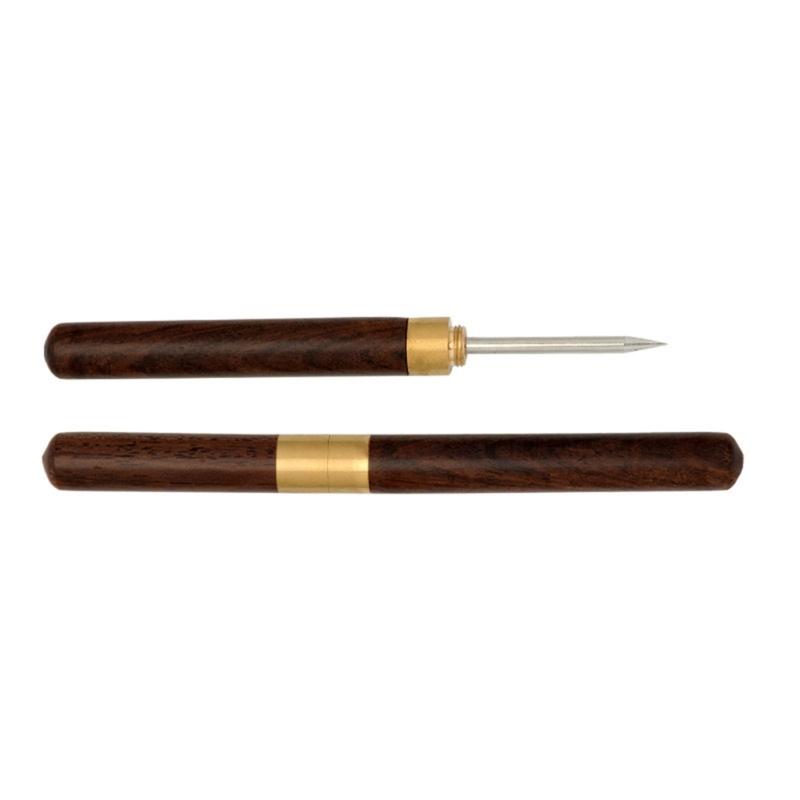 Leather Punching Awl Tool with Protective Lid Leather Craft Punching Awl Tool For Craft Lover And Professional Tailors