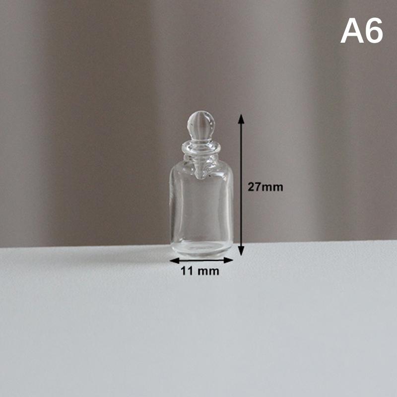 1Pc Doll House Mini Decoration Cute Glass Bottle European Vintage Pot