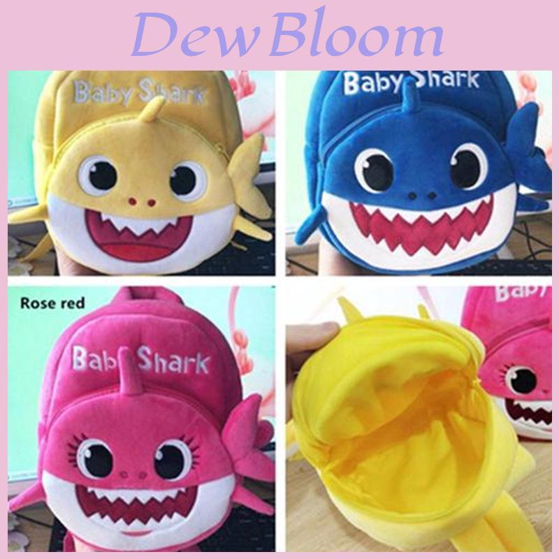 Плюшевый рюкзак Baby Shark для детей, милый мягкий наплечный рюкзак, школьная сумка для детей, подарок