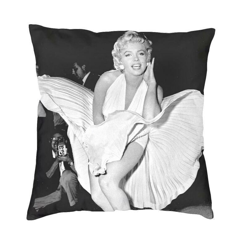 Поп-арт Золотой Уорхол Монро Мэрилин Пледы Наволочки Украшение 3D Печатный Чехол на подушку для стула Постельное белье Офисная наволочка