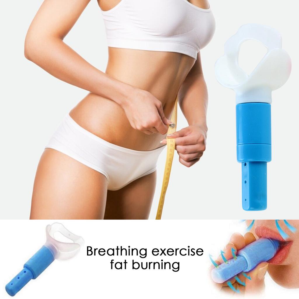 Портативный тренажер для брюшного дыхания, тонкая талия, похудение, увеличение емкости легких, подтяжка лица, дыхательное устройство