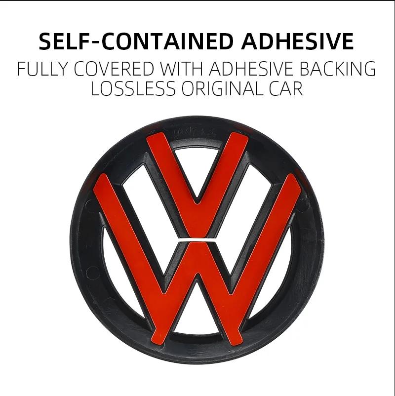 Для VOLKSWAGEN Volkswagen Передняя решетка Значок Задний значок на крышке багажника Крышка логотип Для VW POLO GOLF 5 6 7 7.5 8 MK7 MK7.5 MK8 Scirocco