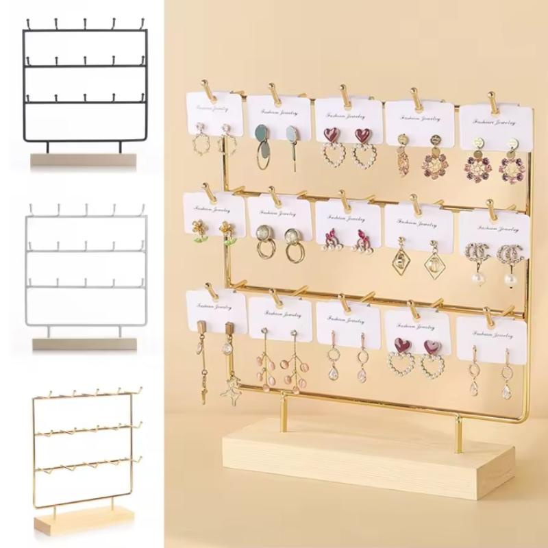 Counter Showcase Props Elegant Jewelry Storage Rack Bracelet Pendant Stand Convenient Earrings Display Stand For Gift For