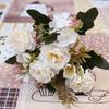 DIY Party Decoration Vintage Silk Artificial Flowers Small Rose Wedding Fake Flowers Festival Supplies Home Decor Bouquet