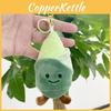Plant Shaped Whimsical Plush Keychains In Broccoli Cabbage Corn And Bamboo Shoot For Ages All