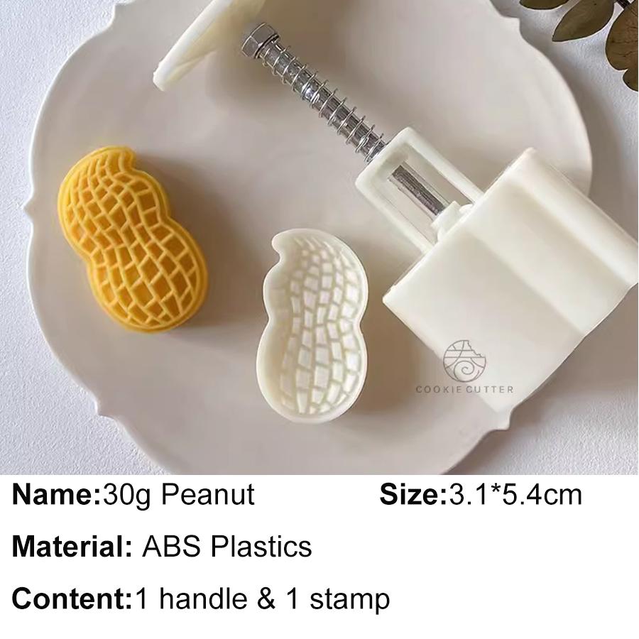 30 г 50 г 75 г Мини-форма для лунного пирога в форме арахиса Формочка для печенья Рамка Креативный торт Хрустящая выпечка Десерт Выпечка Аксессуары Гаджеты