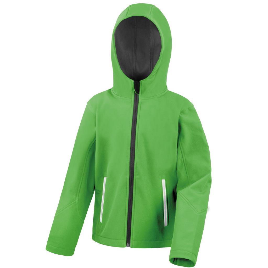 Result Core Kids Unisex Junior Hooded Softshell Jacket