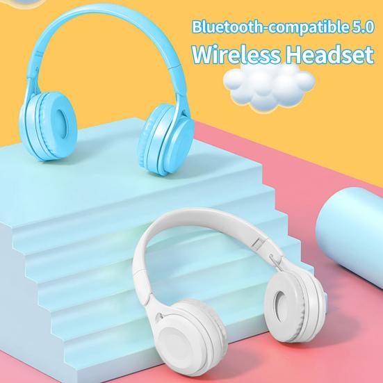 Складная гарнитура Macarons Wireless M6 Bass Heavy Bluetooth Игровые наушники