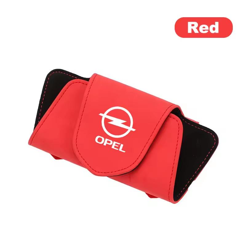 AAAYR1 Car Sun Visor Glasses Case Sunglasses Storage Box Clip For Opel astra j corsa d astra astra k vectra bvectra b insignia vivaro