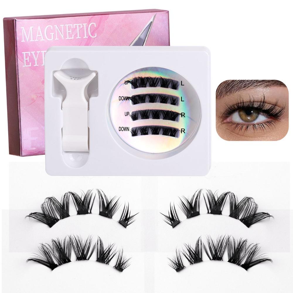 Накладные ресницы своими руками без клея L Curl Faux Mink Lashes Простые в использовании накладные ресницы кошачий глаз Инструменты для макияжа