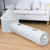 Cats Play Tunnel Tube and Ball, Foldable Portable Cat Playhouse for Indoor Kitten, Running,