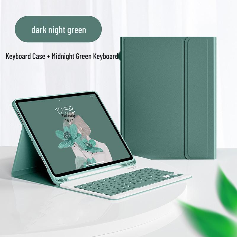 Совместимый Bluetooth-клавиатура-чехол для планшета Samsung 12,4" Фиксированный корпус для Galaxy S10FE 14,6".