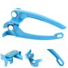 1/8in 3/16in 1/4in Tube Bender Tubing Fuel Brake AC Refrigerant Line Bending Tool Blue 1/8in Tube Bender Tube Bender Pipe Bender