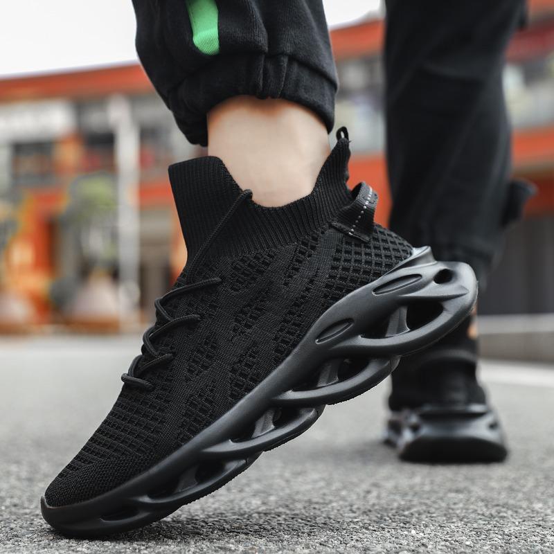 Fashion Hot Selling Men's Running Shoes Breathable Sports Sneakers Outdoor Non-Slip Soft Sole Comfortable Running Shoe Athletic Jogging