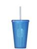 Стакан для холодной воды с логотипом Bumpy Blue 473 мл, чашка с логотипом, чашка с логотипом Starbucks 2022 Blue Spring Blue