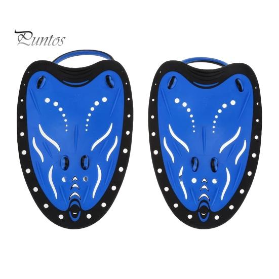 1 пара ручных весла для плавания с регулируемыми отверстиями для силиконового ремешка, профессиональные дети, взрослые, начинающие, тренировочные ласты для фристайла, плавание на коленях