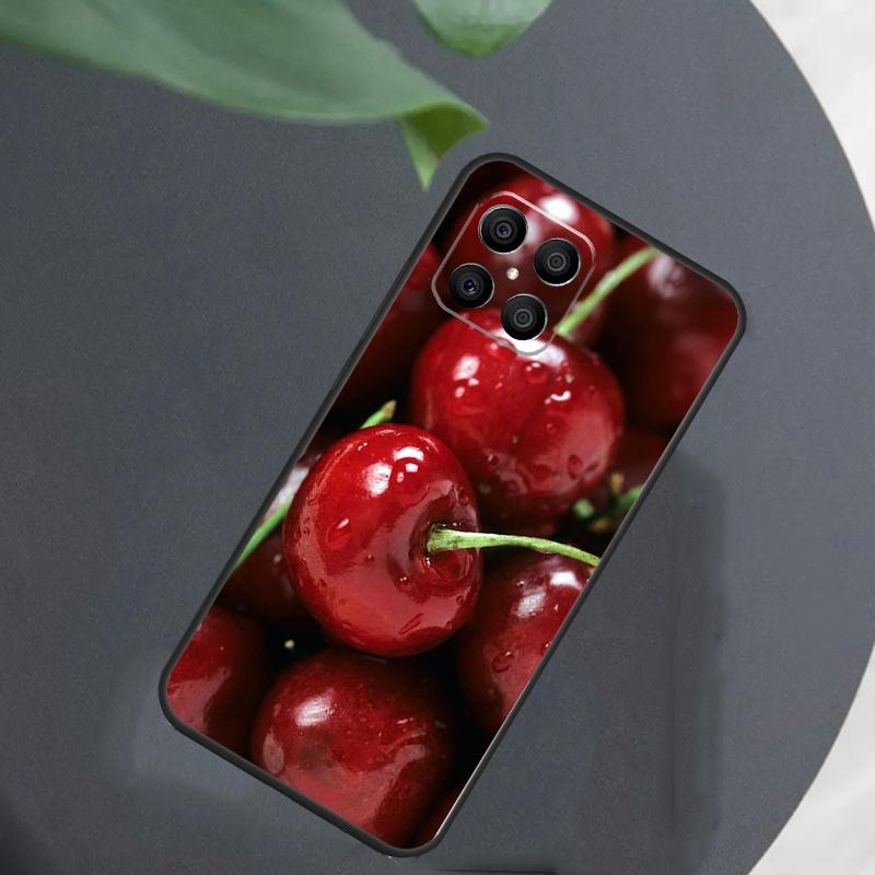 Food Fruit Red Cherry For Honor Magic 7 Lite 6 8 Case For Honor 200 400 Pro 90 70 50 X8c X8b X9a X9b X9c X9d Win RT