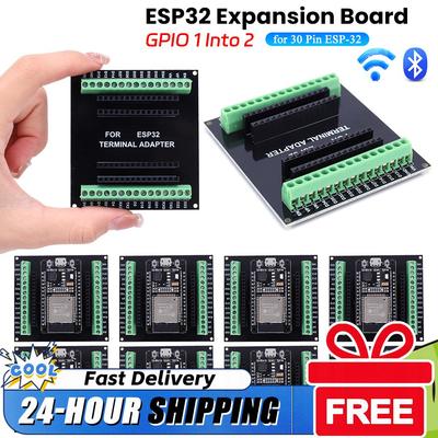 Плата расширения ESP32 GPIO 1 в 2 + ESP32 CP2102 NodeMCU-32S Lua 30-контактный GPIO WiFi+Bluetooth Плата разработки Двухъядерный модуль