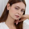 [LsSHOP] Миниатюрные серьги-нотки из 14K золота (Позолоченный)_LJ5217BRE
