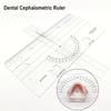1 шт., стоматологическая направляющая пластина, стоматологическая цефалометрическая линейка, рентгеновский транспортир, измерительная линейка